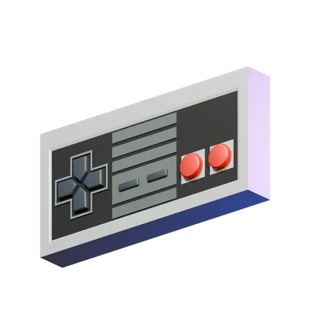Retro Gamepad  3D Icon