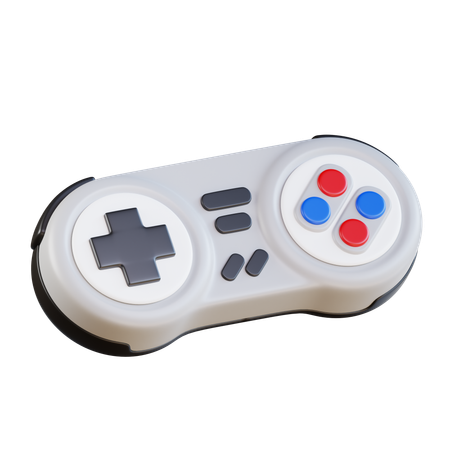 Retro-Gamepad  3D Icon