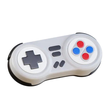 Retro-Gamepad  3D Icon