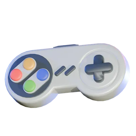 Retro Gamepad  3D Icon