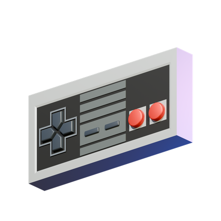 Retro Gamepad  3D Icon