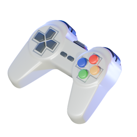 Retro Gamepad  3D Icon