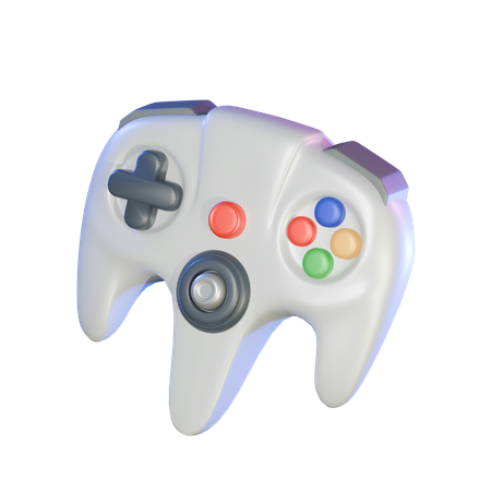 Retro Gamepad  3D Icon