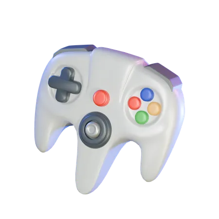 Retro Gamepad  3D Icon