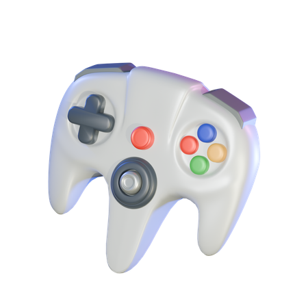 Retro Gamepad  3D Icon