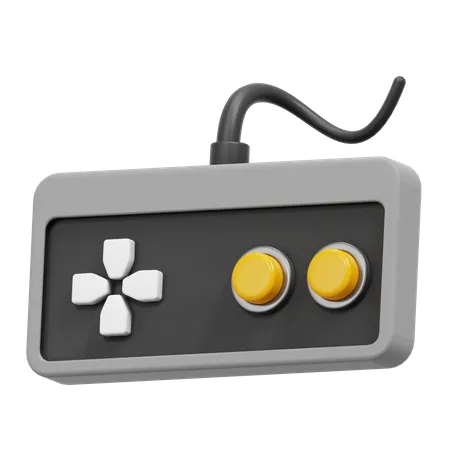 Retro-Gamepad  3D Icon