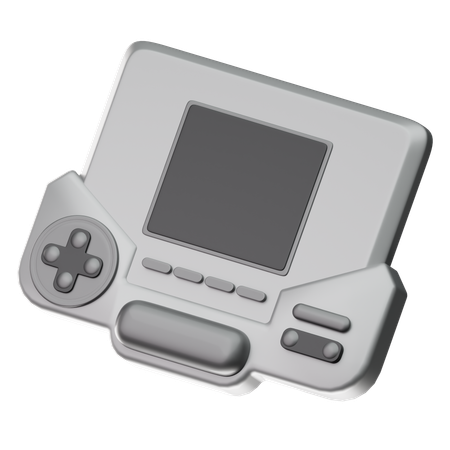 Retro Gaming Console  3D Icon