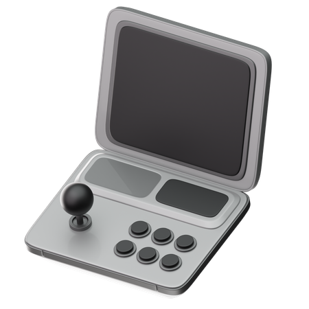 Retro Gaming Console  3D Icon