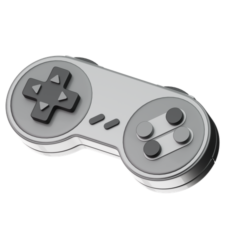 Retro Gaming Console  3D Icon