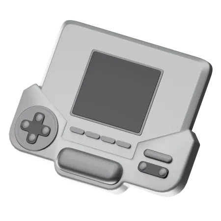 Retro Gaming Console  3D Icon