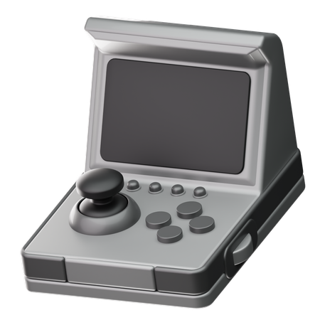 Retro Gaming Console  3D Icon