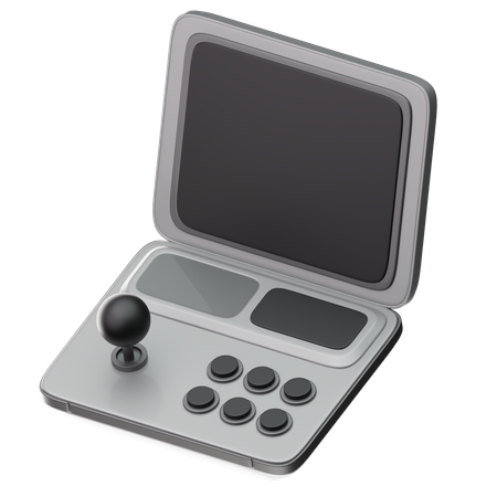 Retro Gaming Console  3D Icon
