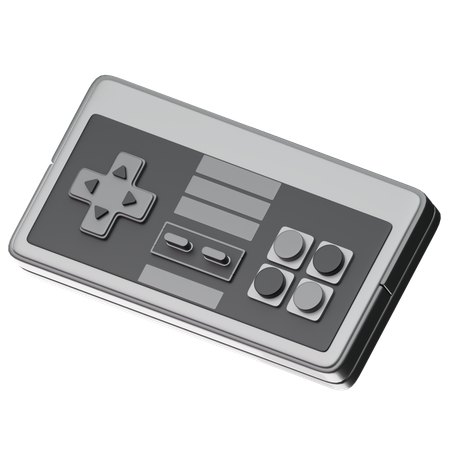 Retro Gaming Console  3D Icon