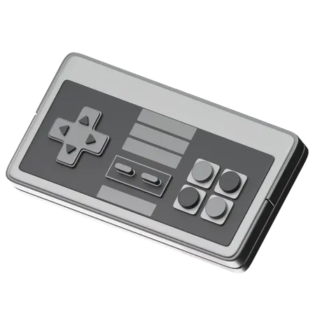 Retro Gaming Console  3D Icon