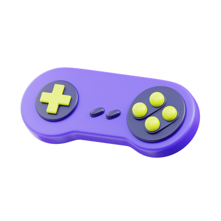 Retro gaming controller  3D Icon