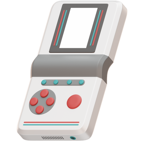 Retro Gaming Handheld 3D  3D Icon