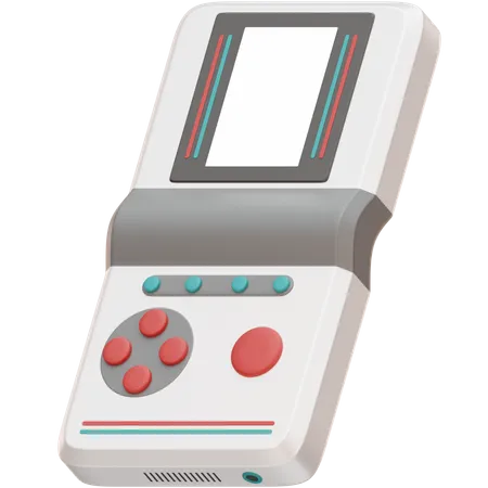 Retro Gaming Handheld 3D  3D Icon