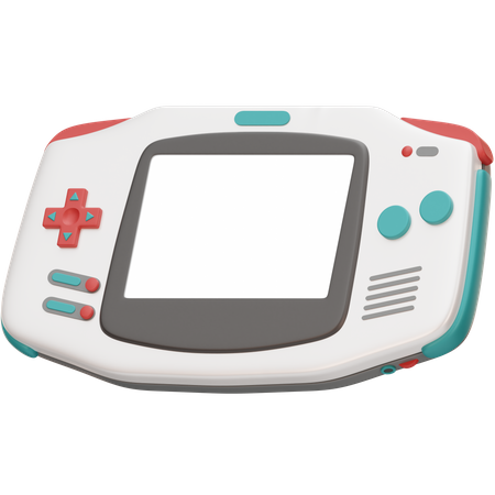 Retro Gaming Handheld 3D  3D Icon