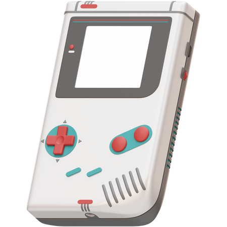 Retro Gaming Handheld 3D  3D Icon