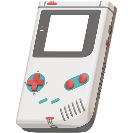 Retro Gaming Handheld 3D  3D Icon