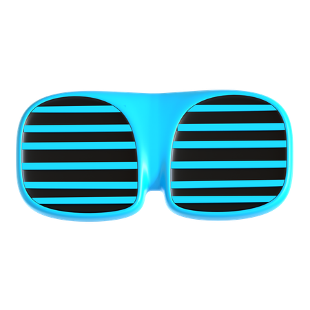 Retro Glasses  3D Icon