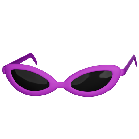 Retro Glasses 3D Icon