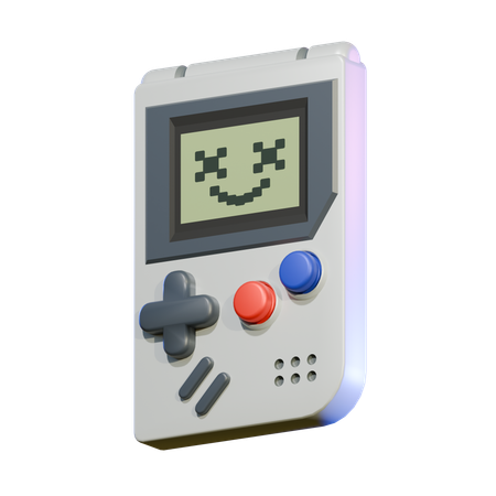 Retro Handheld  3D Icon