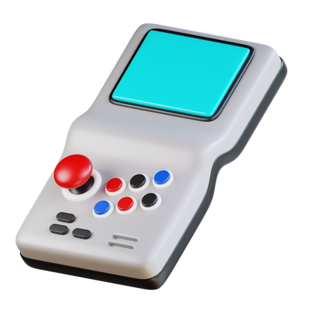 Retro Handheld  3D Icon