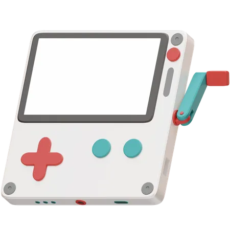 Retro Handheld Gaming Console 3D  3D Icon