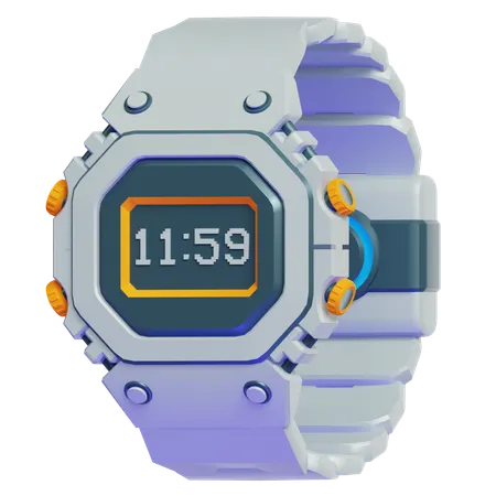 レトロな腕時計  3D Icon