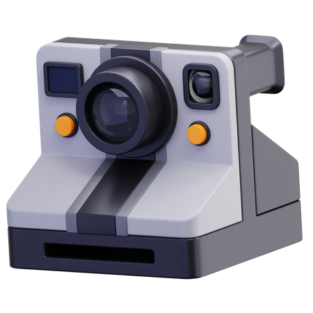 Retro Instant Camera  3D Icon