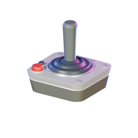 Retro Joystick  3D Icon