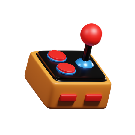 Retro Joystick  3D Icon