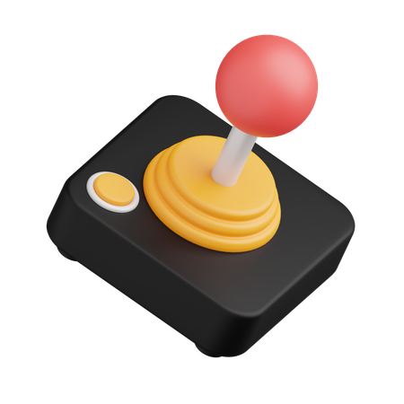 Retro Joystick  3D Icon