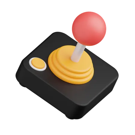 Retro Joystick  3D Icon