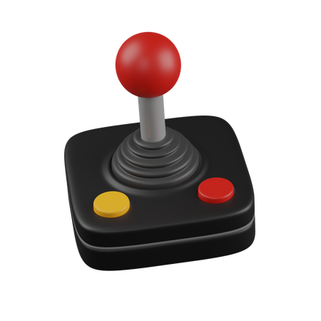 Retro Joystick  3D Icon