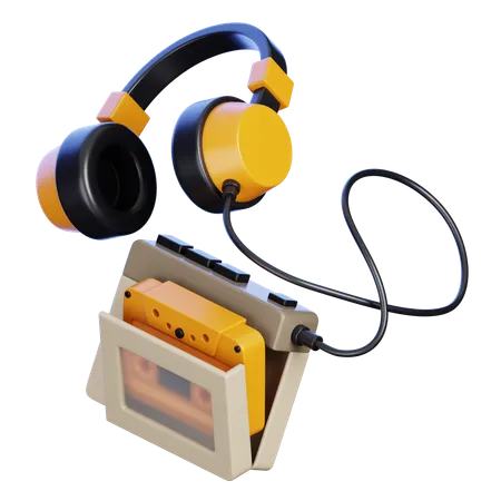 Retro-Kassetten-MP3-Player  3D Icon