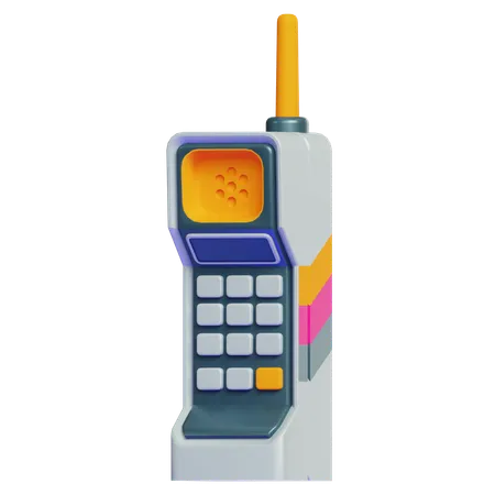 RETRO MOBILE BRICK PHONE  3D Icon