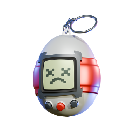 Rétro ordinateur de poche  3D Icon