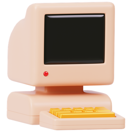 Retro PC  3D Icon