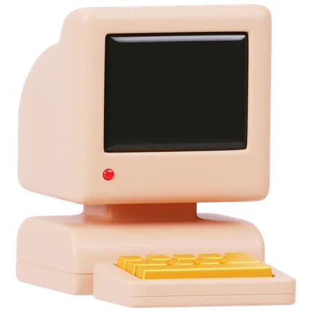 Retro PC  3D Icon