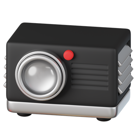 Projetor retro  3D Icon