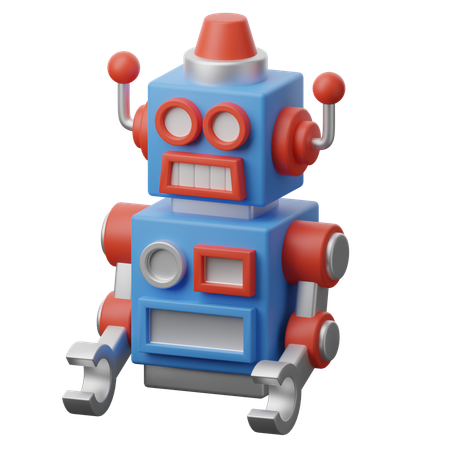 Robô retrô  3D Icon