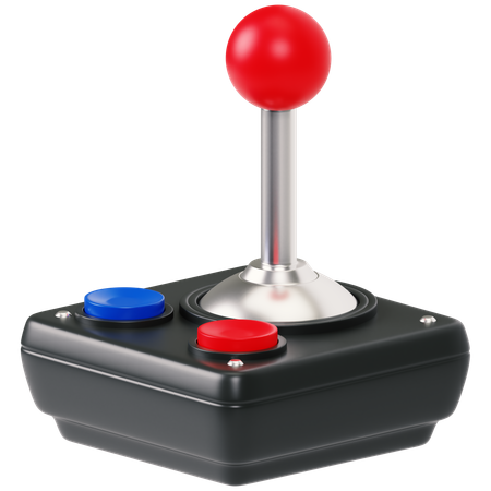 Retro Stick  3D Icon