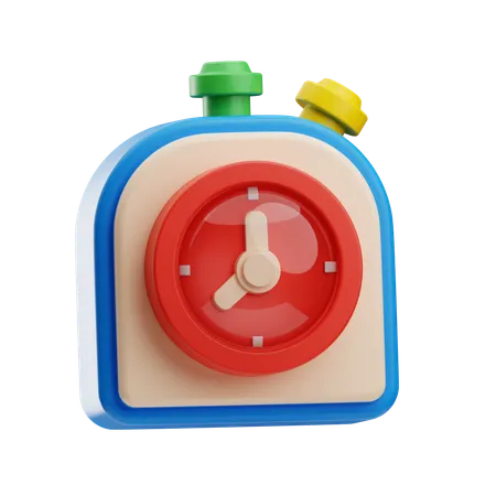 Retro Stopwatch  3D Icon