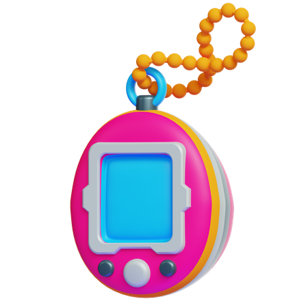 Tamagotchi retrô  3D Icon