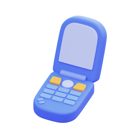 Retro-Telefon  3D Icon