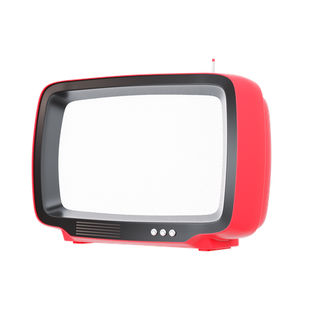 Retro television  3D Illustration