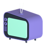 tv antenna 3d illustration