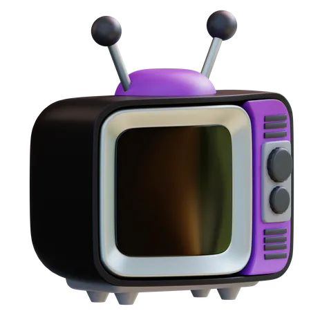 3 D Illustration Television 3D Icon